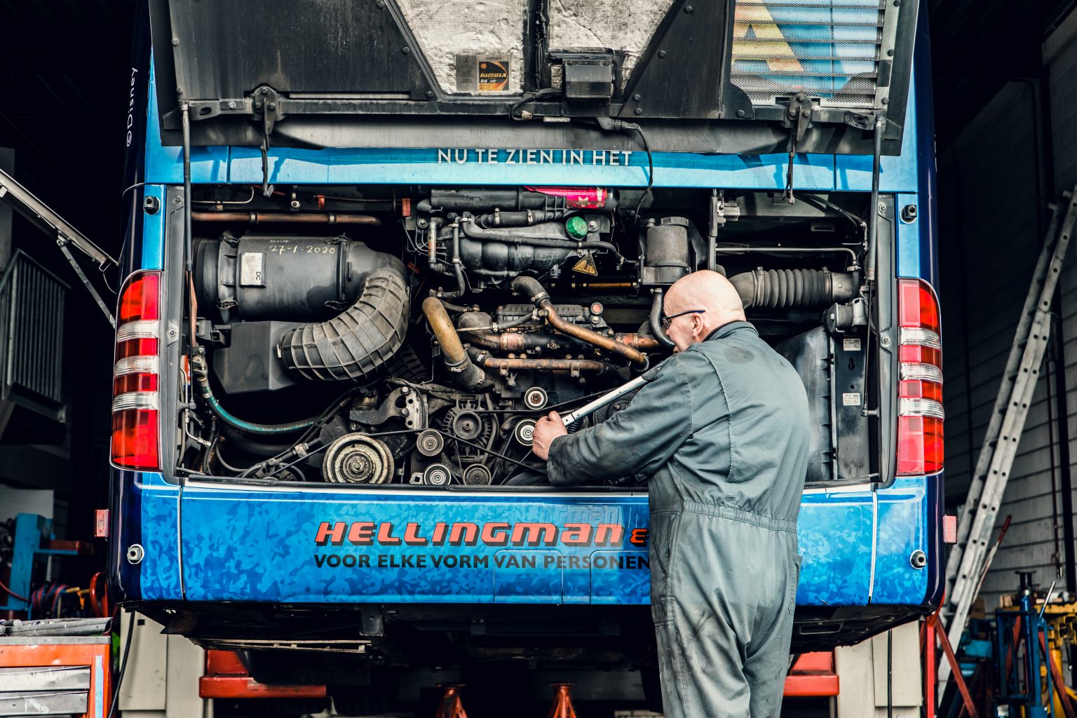 Aan het werk bij Hellingman